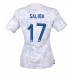 Frankrike William Saliba #17 Bortedrakt Dame VM 2022 Korte ermer